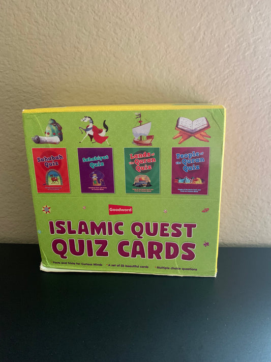 Islamic Quest Quiz Cards for Kids & Families | Quran, Sahabah & Islamic Learning Game