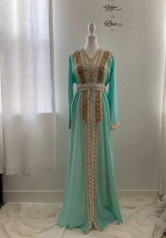 https://stay-humble-n-kind.myshopify.com/products/aqua-blue-gold-crystal-kaftan-with-belt-premium-modest-evening-dress