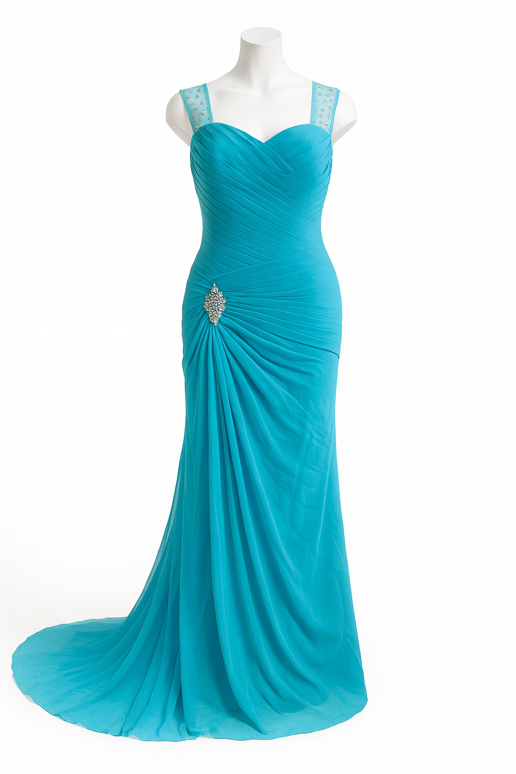 https://stay-humble-n-kind.myshopify.com/products/turquoise-ruched-evening-gown-with-embellished-straps-flowing-train