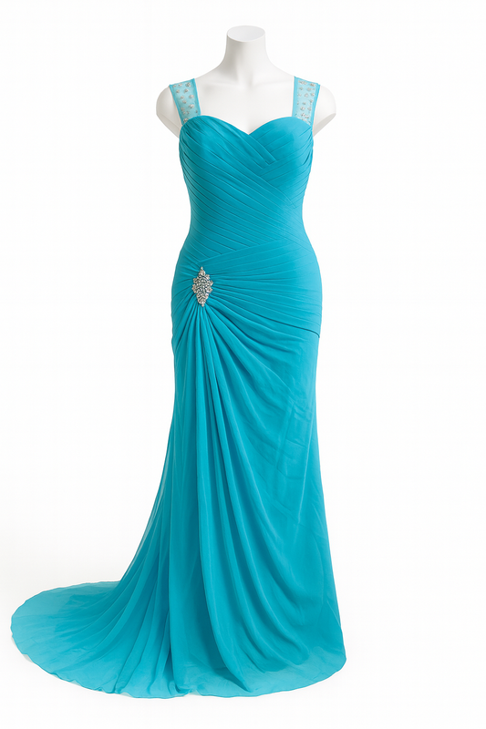 https://stay-humble-n-kind.myshopify.com/products/turquoise-ruched-evening-gown-with-embellished-straps-flowing-train